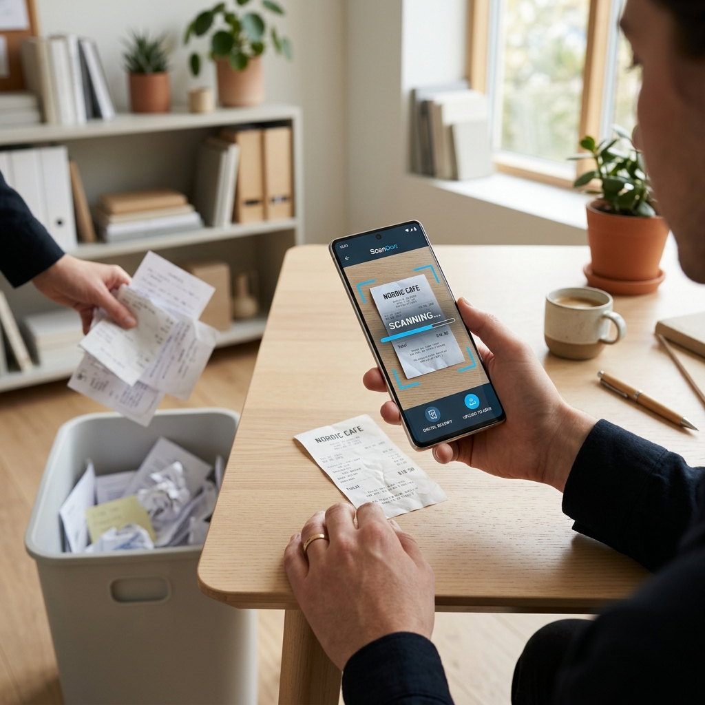 Digital receipts scanning